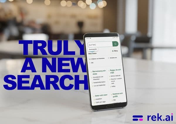 Truly a new search – Rek.ai revolutionerar webbplatssök